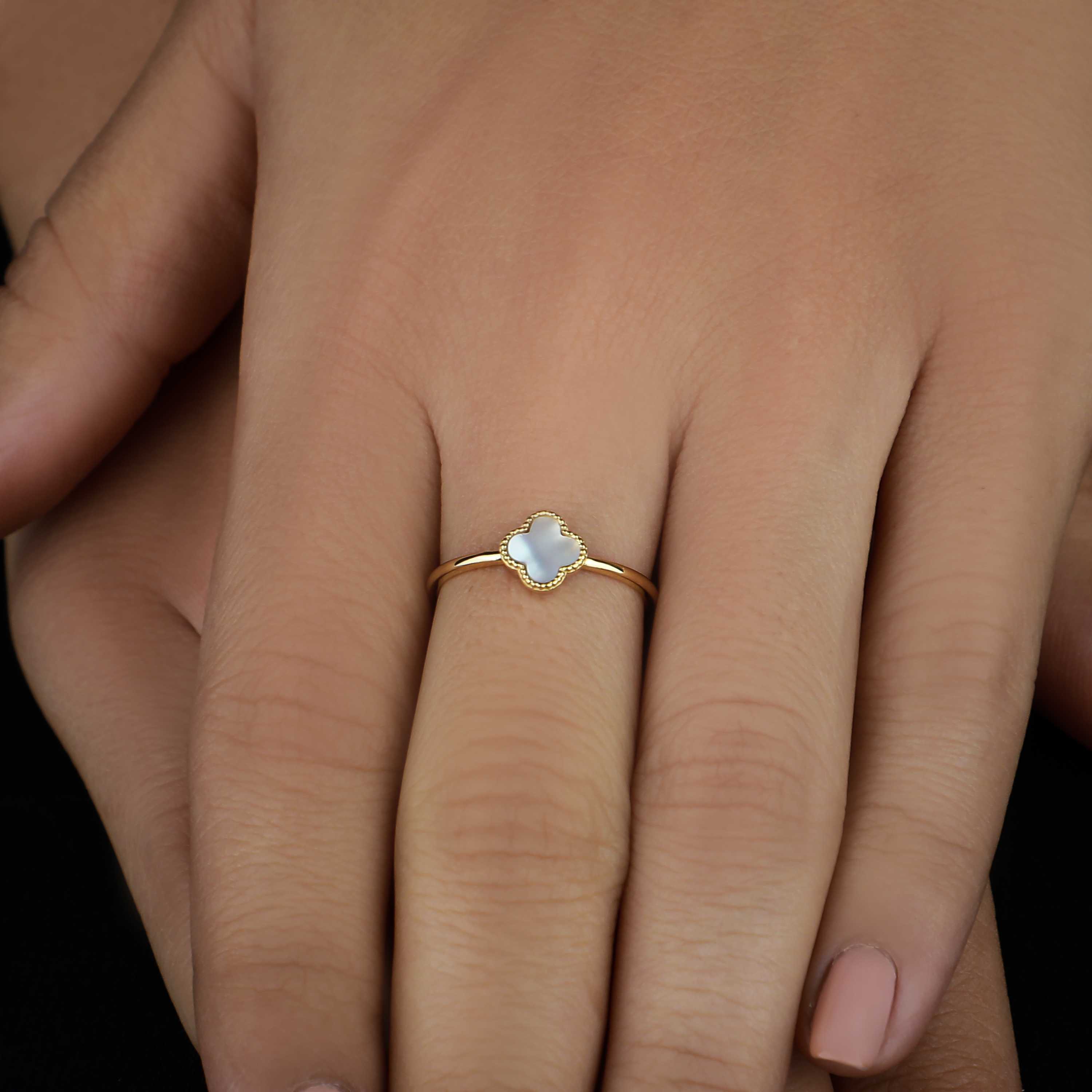 18 karat gold ring, Turkish made - (H-0313)